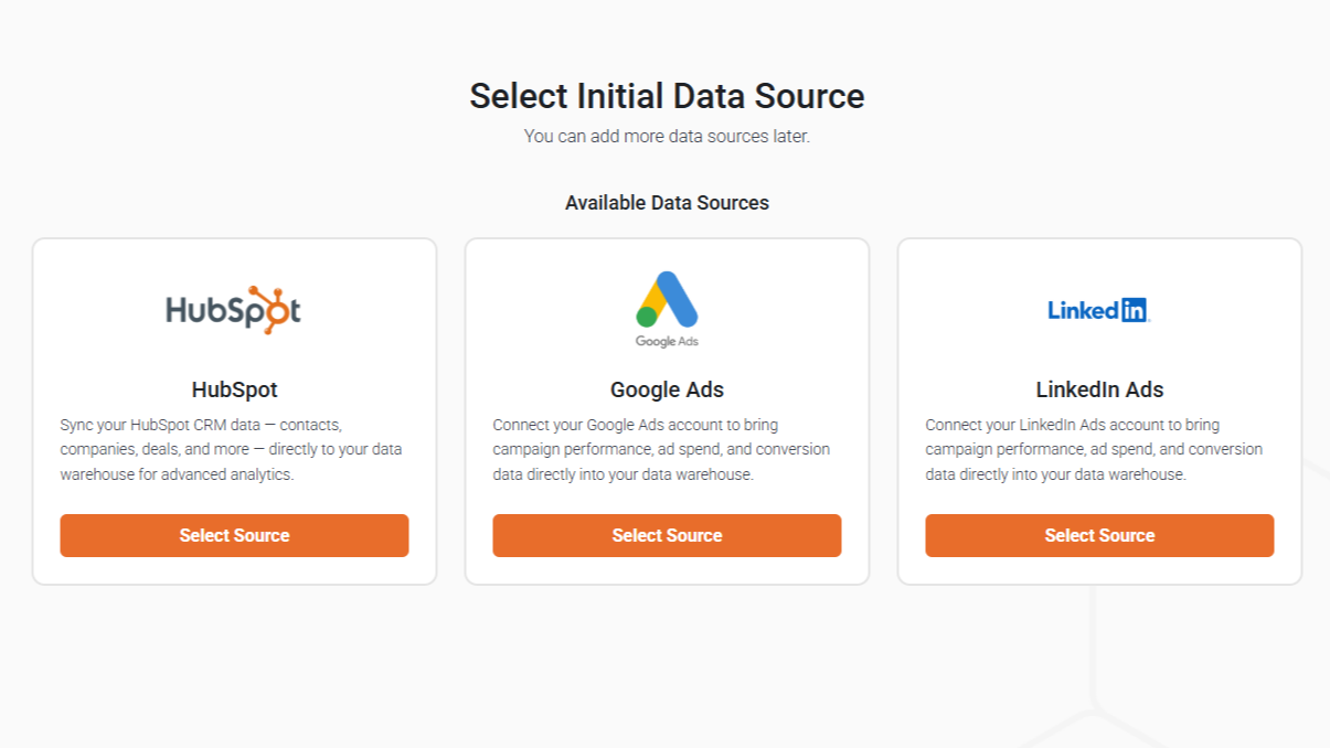 datawarehouse.io – flere datakilder